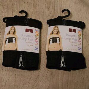 Joyspun SOFT Hands Free Breast Pump Nursing Bra Bandeau (Size S ) NEW (2)